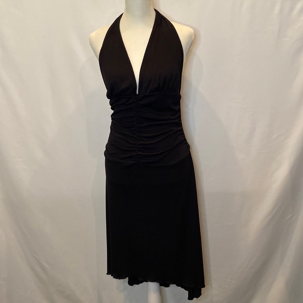 ❤️3/$30 Wrapper halter tie high low dress